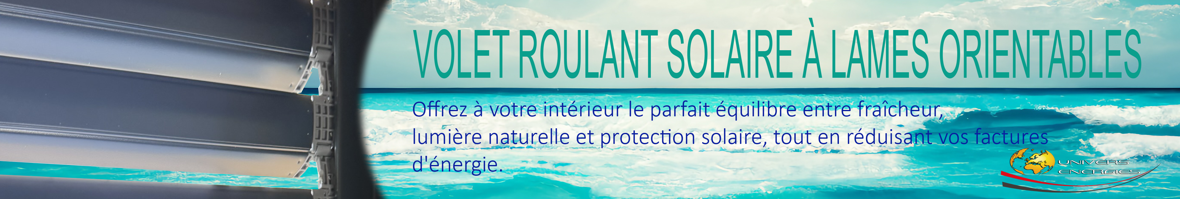 Volet roulant solaire